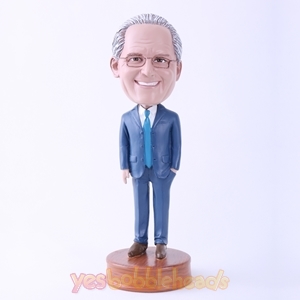 Picture of Custom Bobblehead Doll: Big Boss Wearing Formal Suit