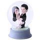 Picture of Custom Snow Globe: Happy Wedding Couple