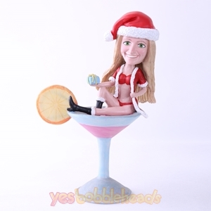 Picture of Custom Bobblehead Doll: Sexy Santa Girl