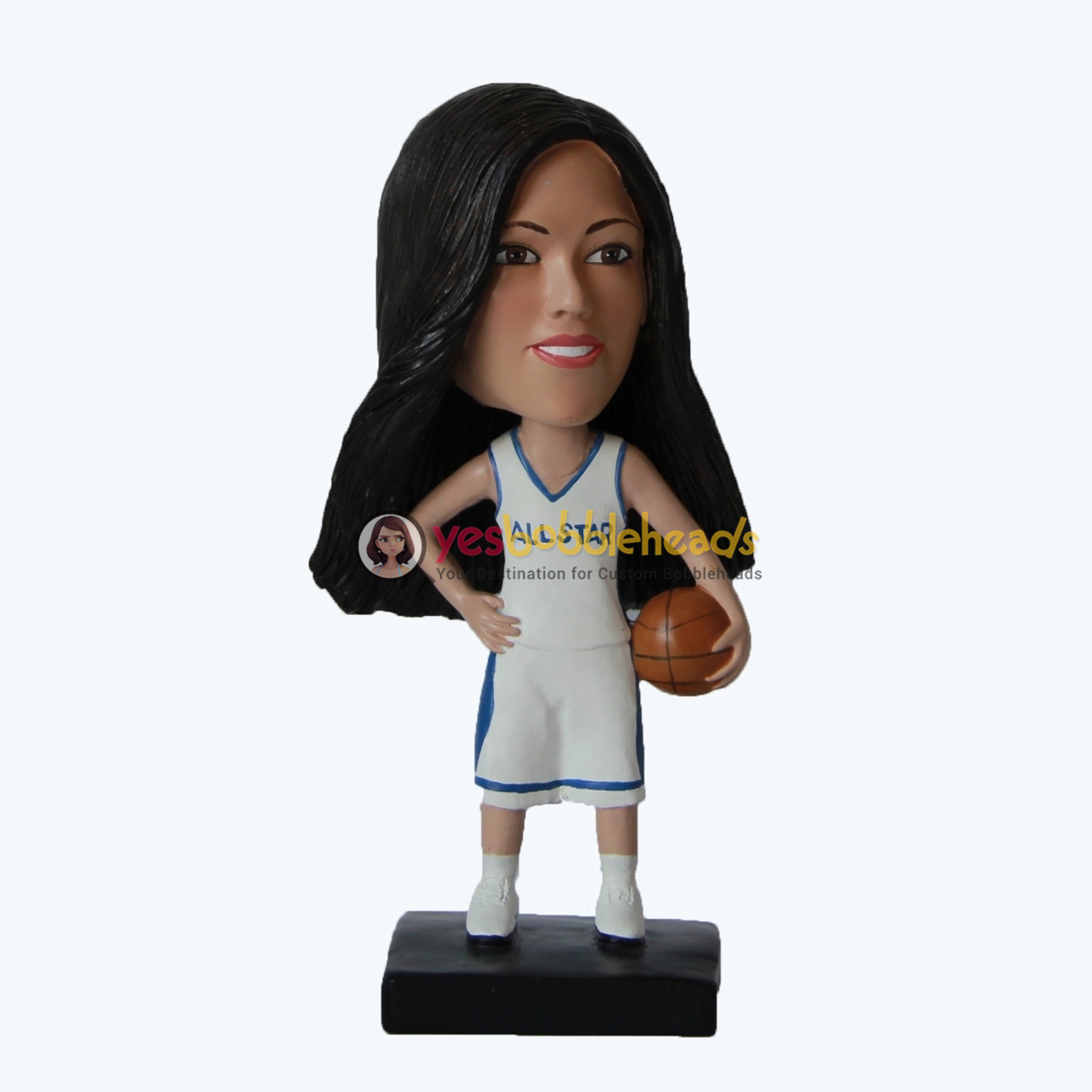 Picture of Custom Bobblehead Doll: Female Basketball Player