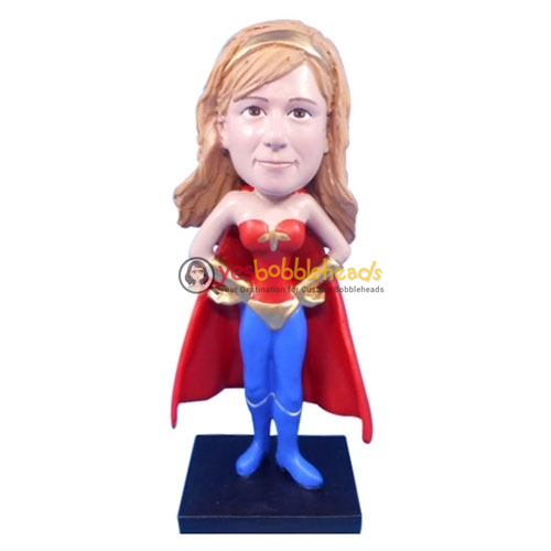 Picture of Custom Bobblehead Doll: Wonder Woman in Cape