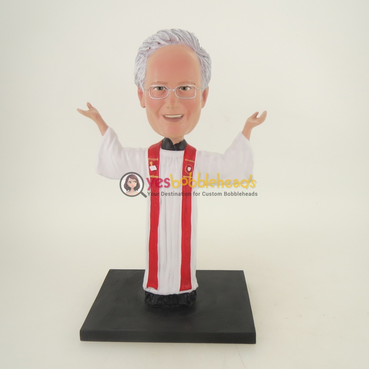 Picture of Custom Bobblehead Doll: Pastor in Praying