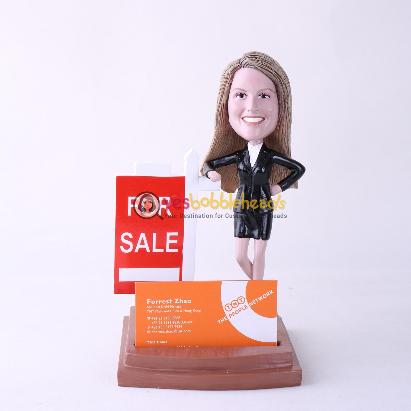 Picture of Custom Bobblehead Doll: Female Property Agent