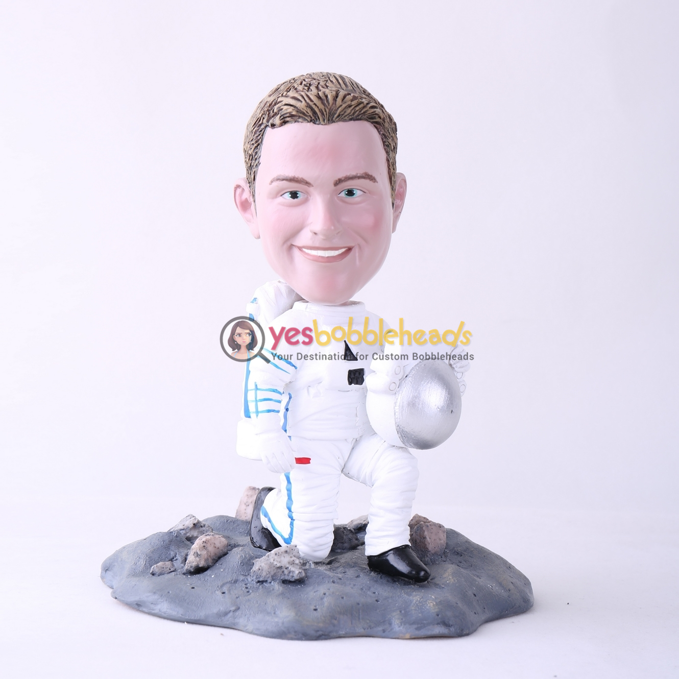 Picture of Custom Bobblehead Doll: Male Astronaut