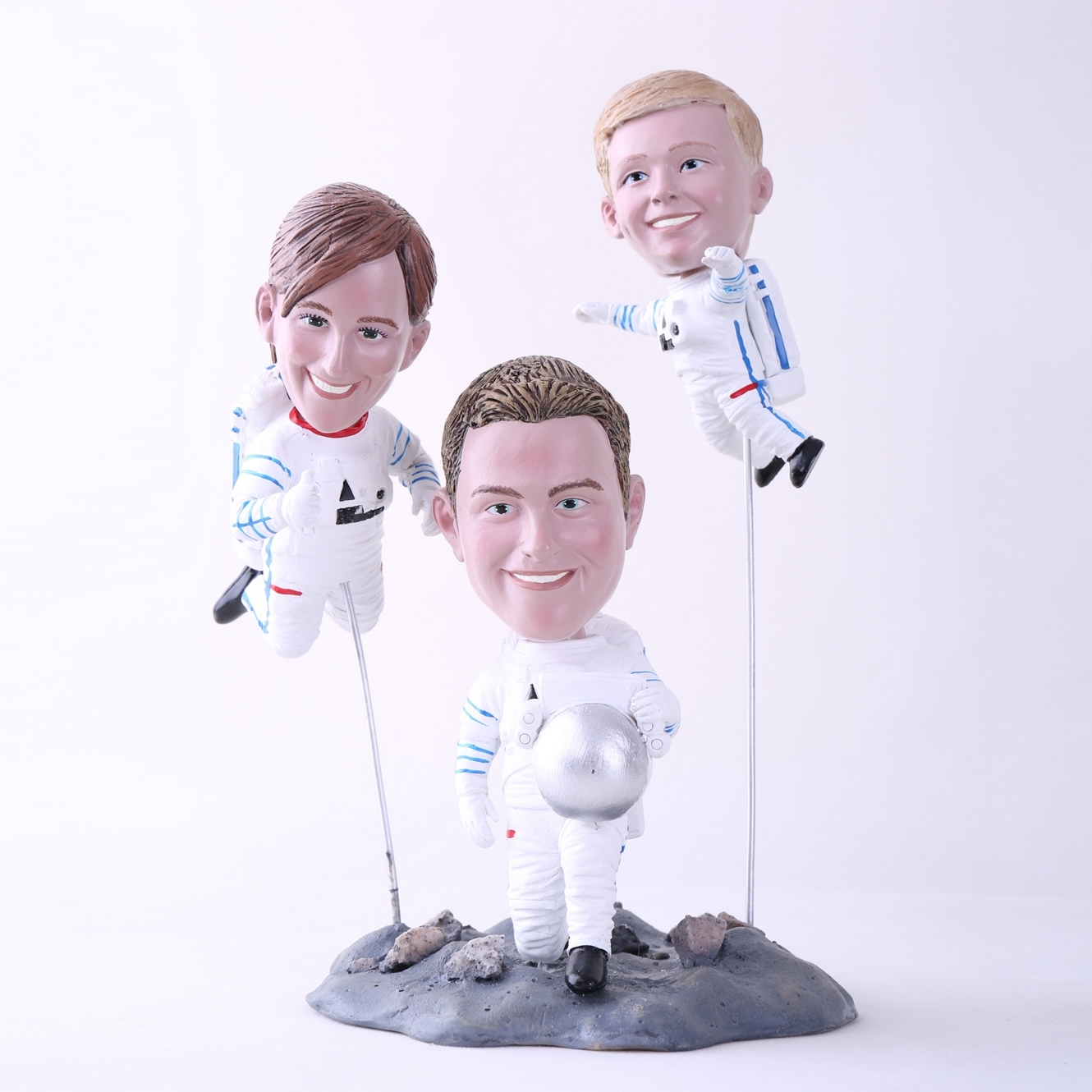 Picture of Custom Bobblehead Doll: Family of Astronauts