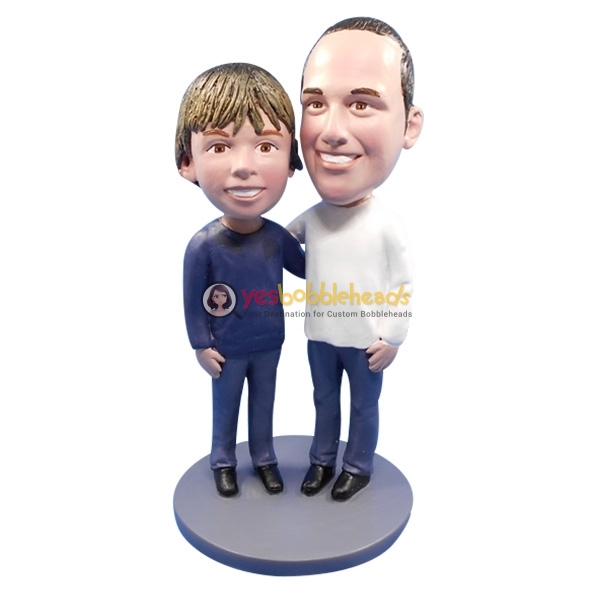 Picture of Custom Bobblehead Doll: Father & Son