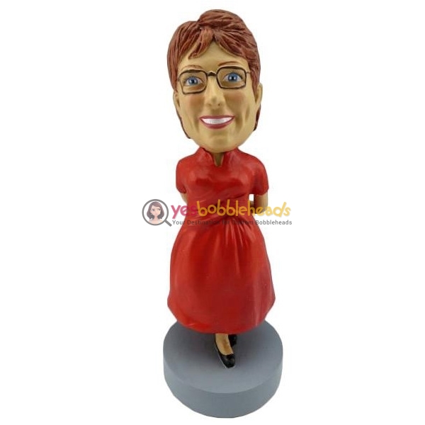 Picture of Custom Bobblehead Doll: Casual Plus Size Woman