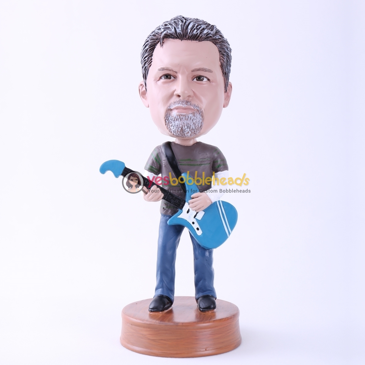 Picture of Custom Bobblehead Doll: Man Playing Guitar