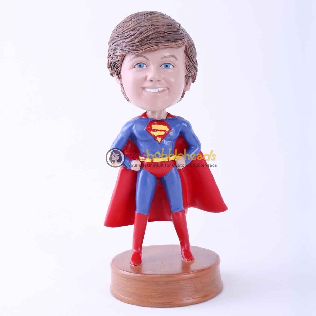 Picture of Custom Bobblehead Doll: Little Boy in Red Cape