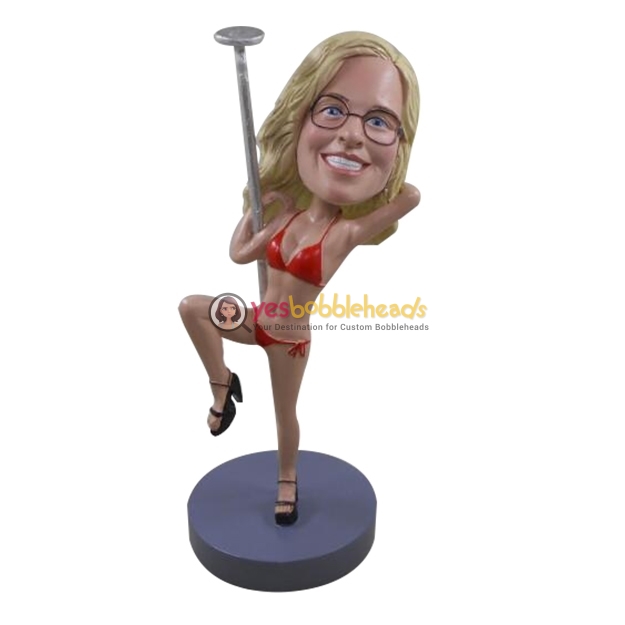 Picture of Custom Bobblehead Doll: Sexy Pole Dancing Girl