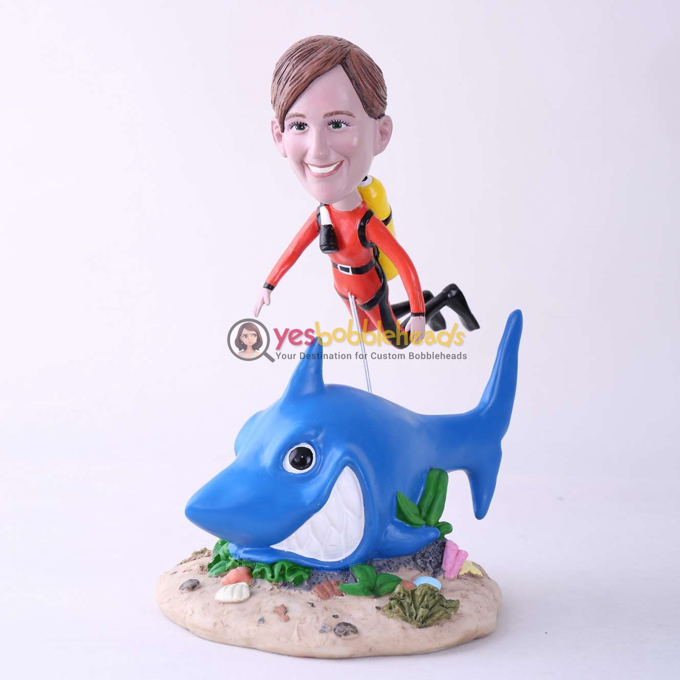 Picture of Custom Bobblehead Doll: Scuba Diving Woman