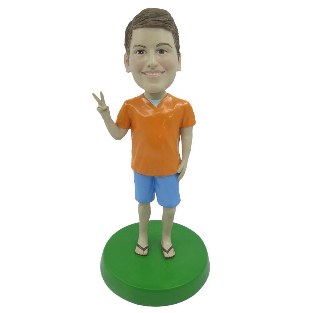 Picture of Custom Bobblehead Doll: Male in Holiday