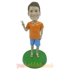 Picture of Custom Bobblehead Doll: Male in Holiday