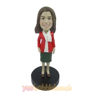 Picture of Custom Bobblehead Doll: Woman With Scarf