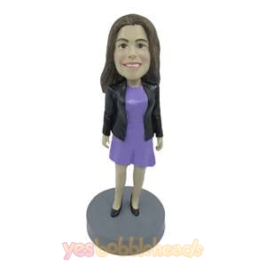 Picture of Custom Bobblehead Doll: Woman in Jacket