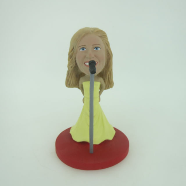 Picture of Custom Bobblehead Doll: Singing Woman
