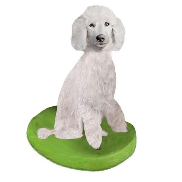 Picture of Custom Bobblehead Doll: Pet Dog Poodle White