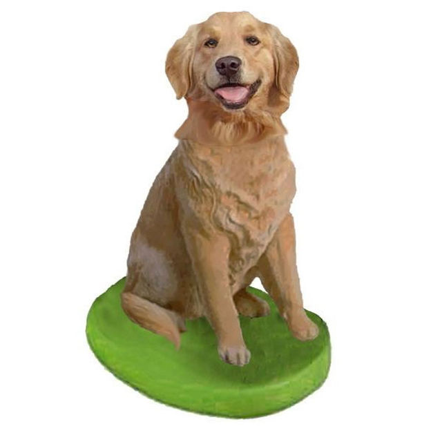 Picture of Custom Bobblehead Doll: Pet Dog Golden Retriever