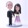 Picture of Custom Bobblehead Doll: Graceful Bride and Groom