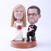 Picture of Custom Bobblehead Doll: Groom Down on One Knee to Marry