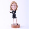 Picture of Custom Bobblehead Doll: Black Dress Lady