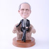 Picture of Custom Bobblehead Doll: Black Suit Man in Sofa