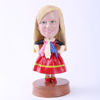Picture of Custom Bobblehead Doll: Cartoon Skirt Girl