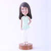 Picture of Custom Bobblehead Doll: Casual Lady Standing