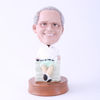 Picture of Custom Bobblehead Doll: Casual Man in Sofa
