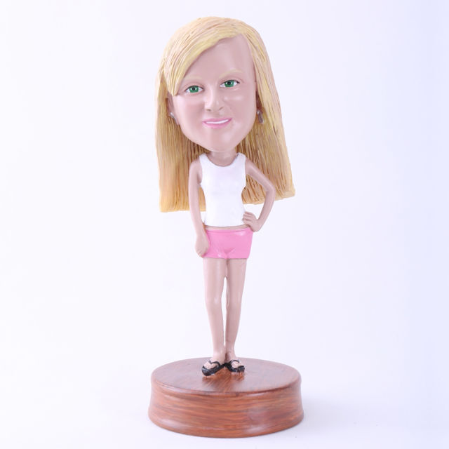 Picture of Custom Bobblehead Doll: Casual Woman