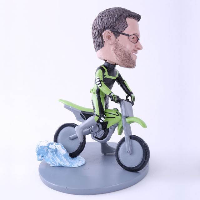 Picture of Custom Bobblehead Doll: Cool Man Riding Motor