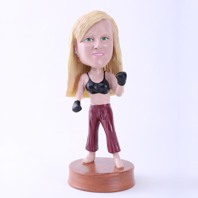 Picture of Custom Bobblehead Doll: Female Boxing