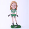 Picture of Custom Bobblehead Doll: Female Soldier with Two Pistols