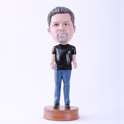 Picture of Custom Bobblehead Doll: Man Both Thumbs Up
