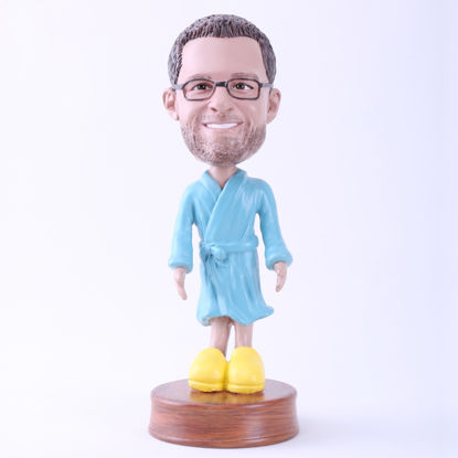 Picture of Custom Bobblehead Doll: Man in Bathrobes