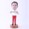 Picture of Custom Bobblehead Doll: Man in Red Trousers