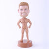 Picture of Custom Bobblehead Doll: Man Showing Muscle