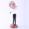 Picture of Custom Bobblehead Doll: Man Swinging Golf Stick (About 9" Tall)