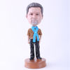 Picture of Custom Bobblehead Doll: Man with Blue Scarf