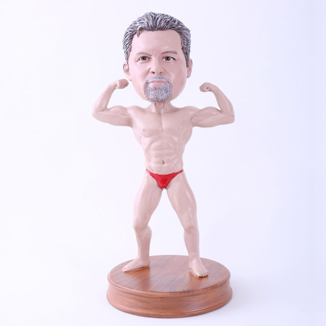 Picture of Custom Bobblehead Doll: Muscle Man Posture