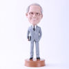 Picture of Custom Bobblehead Doll: Office Man with Book