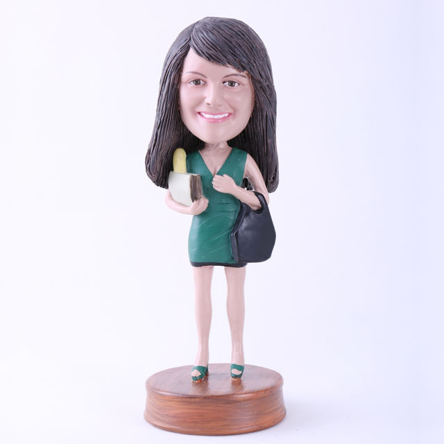 Picture of Custom Bobblehead Doll: Shopping Girl