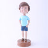 Picture of Custom Bobblehead Doll: Smiling Casual Boy