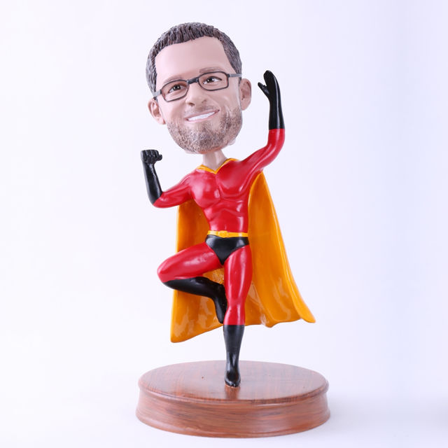 Picture of Custom Bobblehead Doll: Superhero Man