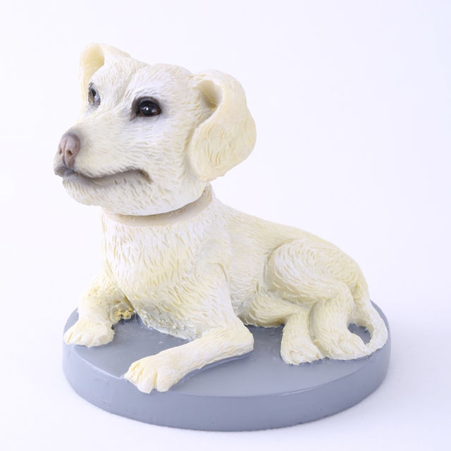 Picture of Custom Bobblehead Doll: White Pet Dog
