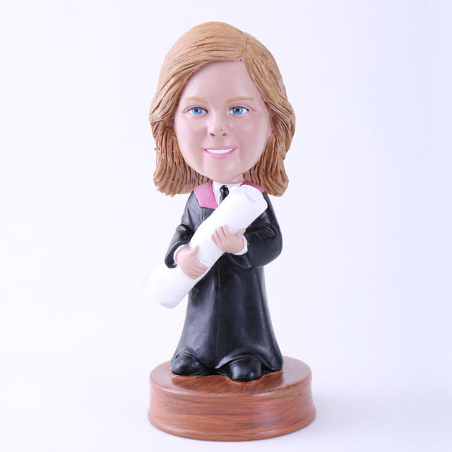 Picture of Custom Bobblehead Doll: Woman Graduation