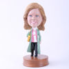 Picture of Custom Bobblehead Doll: Woman in Long Coat
