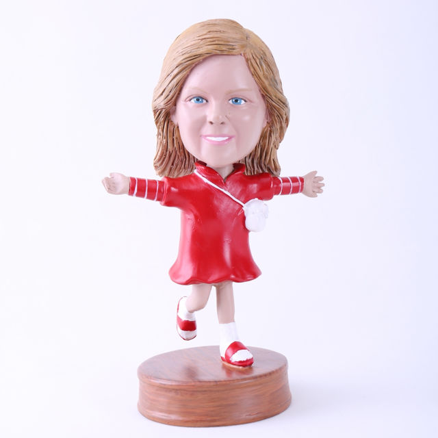 Picture of Custom Bobblehead Doll: Woman Open Arms