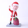 Picture of Custom Bobblehead Doll: Santa Claus Holding Gift Bag (About 9" Tall)