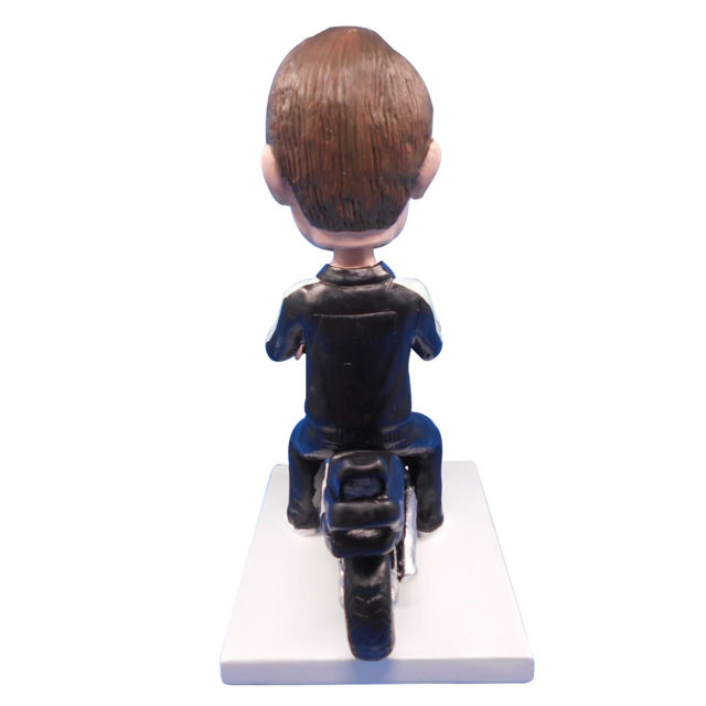 Picture of Custom Bobblehead Doll: Man Riding Harley Davidson